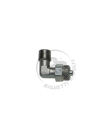 Raccordo a "L" 1/8" GAS Tipo Rapido
