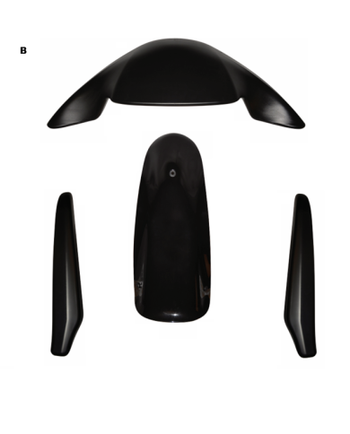 Kit carene MK20 mini plastica nero