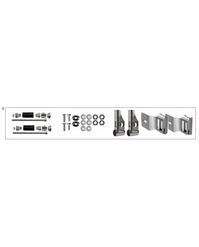Kit supporti carena posteriore mini KG